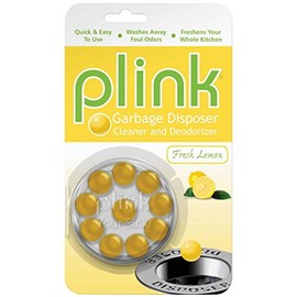 Iron OUT Plink 90 Garbage Disposer Cleaner and Deodorizer, Lemon, 10 Count