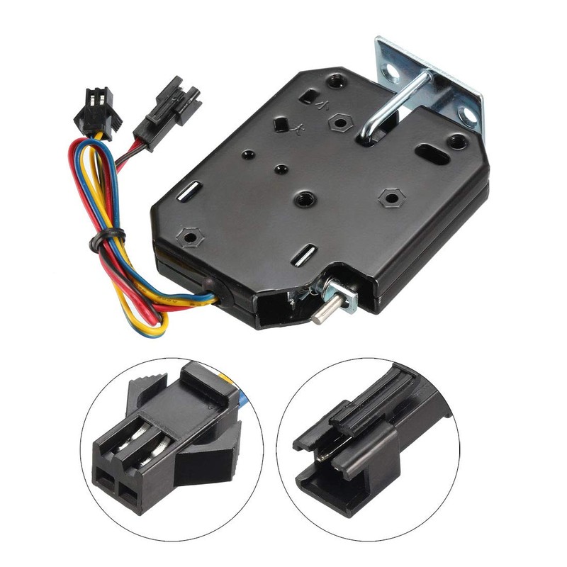 uxcell DC 6V 1.5A Electromagnetic Solenoid Lock Electirc Magnetic Lock