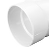 NDS 4P09 3-Way PVC Sanitary Tee Hub Solvent Weld Fitting,