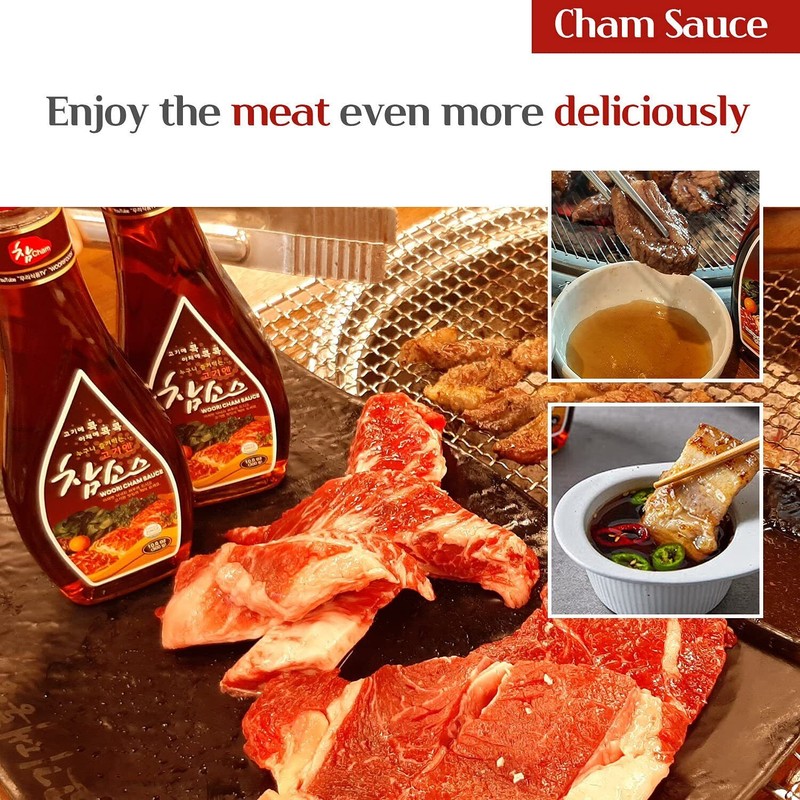 Woori Cham Sauce Pack of 3 10.6 Ounces Korean BBQ
