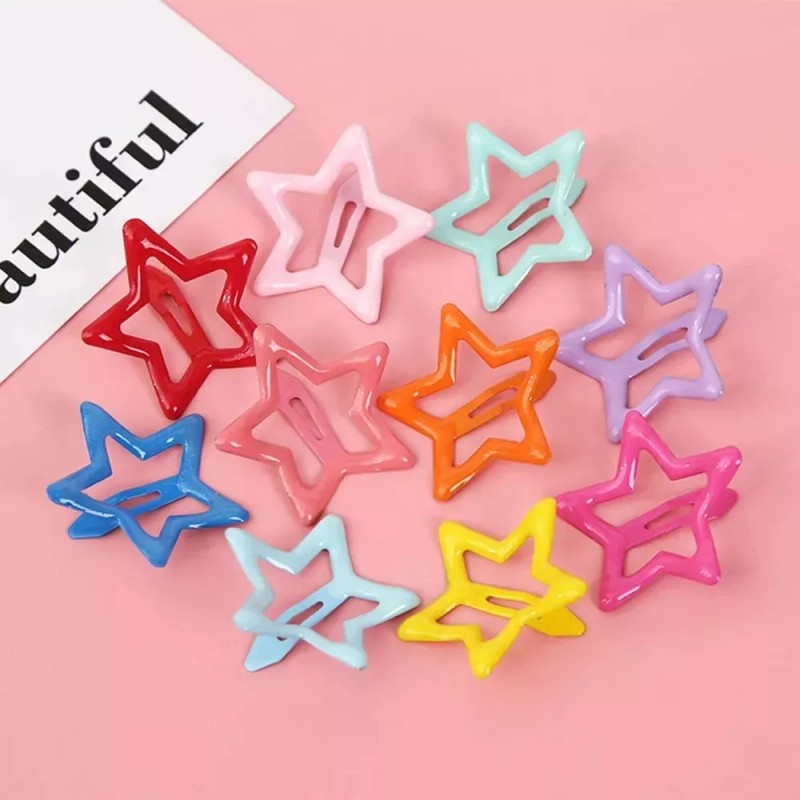 Generic Prendedor Horquilla Para Niñas Con Forma De Estrella 12