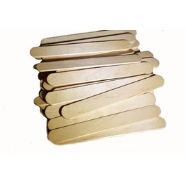 Concession Essentials Wooden Wide Ice Cream Stick, 4-1/2", Printed Overruns, 250 Count