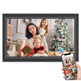 FRAMEO Digital Picture Frame- 15.6inch Digital Photo Frame with 1920 * 1080 IPS Touch Screen HD Disply,Built-in 32GB Storage,Wall-Mounted,Digital Frame Share Photos and Videos via Frameo App