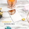IBEET Unbreakable Stainless Steel Makeup Mirrors,Vanity Mirror Small for Purse