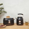 Haden DORSET, Stainless Steel Retro Toaster with Adjustable Browning Control