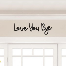 Dripykiaa Love You Bye Wood Sign Home Decor Boho Decor Wall Decor
