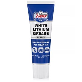 LUCAS OIL WHITE LITHIUM GREASE - 8OZ