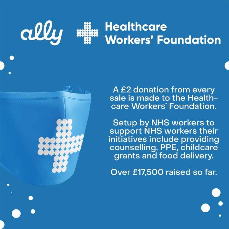 Choose Ally Face Covering - Reusable and Washable - Adults