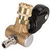 Undercarriage Cleaner Swivel Wheel with 1/4in Quick Connector Brass Pressure