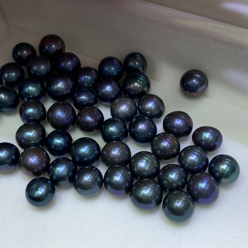 Tahitian Black Pearl Necklace,Quality Handpicked AAA Tahitian Black Pearls