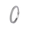 FASHGOOD 925 Sterling Silver Rings for Women,Wheat Rings,Adjustable Open Finger