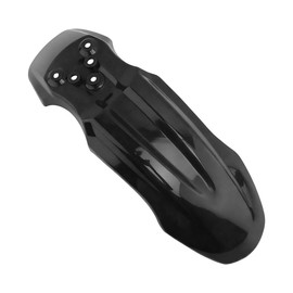 Motorcycle Front Wheel Mudguard, Motorbike Front Fender Protector Parts, Bicycle Number Plate Wheel Mud Guard Accessories, Universal for 125CC Pit PRO Trail Dirt Bike (Black)