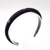 Silver Ribbon Slim Hairband Pastel Blue / 실버 리본 슬림