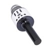 Q88 Microphone Wireless Bluetooth Karaoke LED Portable Handheld Black for
