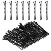 Bobby pins (Black), Count-50, PurpleMart's Black bobby pins, Slideprrof and