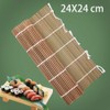 HTB HTB-BSR-C Bamboo Sushi Roll, 9.4 x 9.4 inches (24