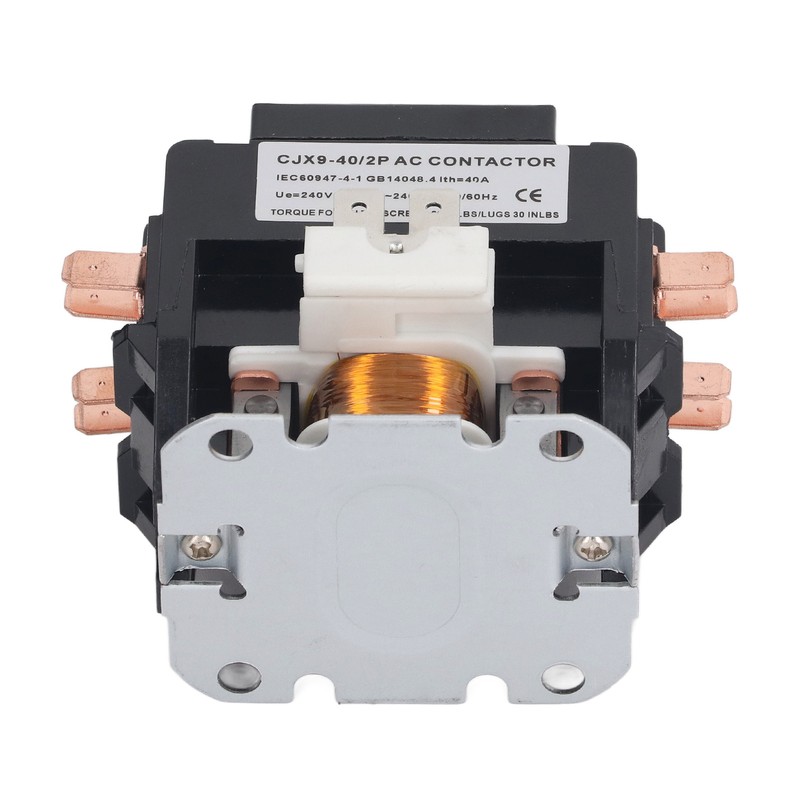 CJX9 40 2P 40A AC Contactor PP Shell Silver Alloy