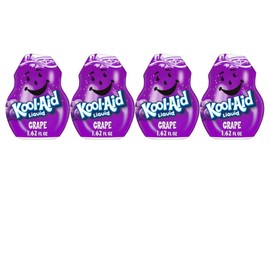 Kool-Aid Soft Drink Mixed (1.62 Fl Oz (Pack of 4), Grape)