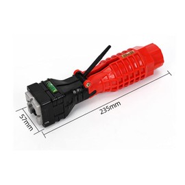 18 in 1 Faucet and Sink Installer Tool, Multifunctional Plumbing Tool, Foldable Water Pipe Wrench for Bathroom Kitchen Toilet Bowl Sink (Red)