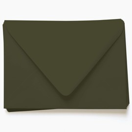 Forest Green Envelopes - A2 Gmund Colors Matt 4 3/8 x 5 3/4 Euro Flap 81T, 25 Pack