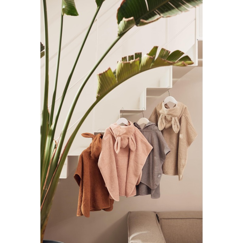 Jollein Badeponcho 65x62 cm Caramel Kapuzenbadetuch Handtuch Caramel | 533-550-00092
