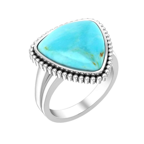 Belinda Jewelz Larimar - Anillo de plata de ley 925