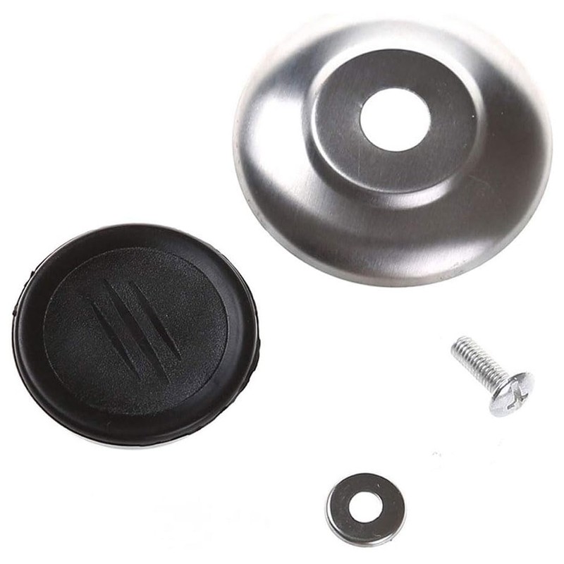 LEEQBCR 4 Pieces Pot Lid Replacement Knobs, Stainless Steel Lid
