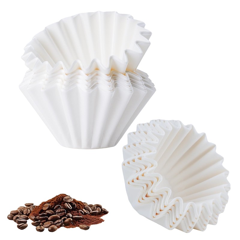 1-2 Cup Small Coffee Filters,100 Count Basket Coffee Filter, Disposable