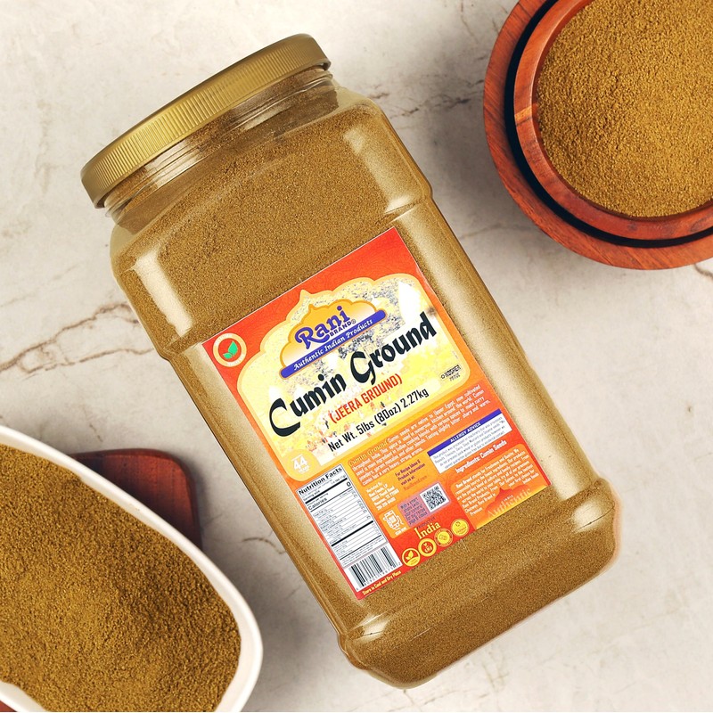 Rani Cumin (Jeera) Powder Spice 80oz (5lbs) 2.27kg Bulk PET