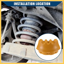 REPAIROCK No.52109795AC Suspension Strut Bumper Mount Support for Dodge Nitro 2007-2011 / Front Strut Shocks Mounts Bump/Durable Rubber / 1 Pcs Yellow Auto Replacement Parts