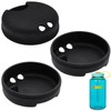 TiciKim 3 Pack Silicone Splashguard for Nalgene 32 oz Wide