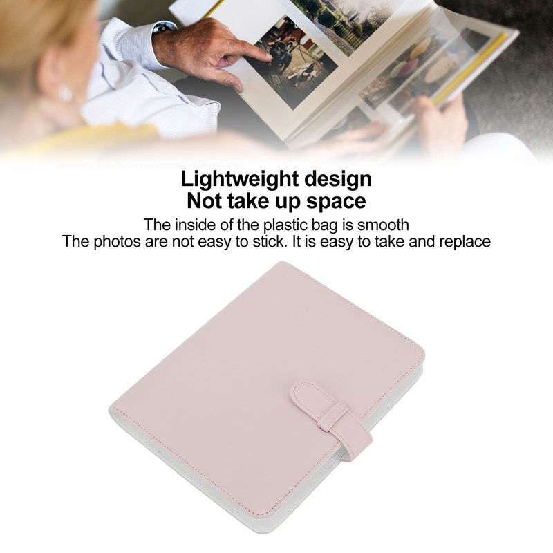 3 Inch 256 Pockets Photo Album PU Leather Photo Storage