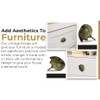Perilla Home Set of 4 Antique Knobs Decorative Sleeping Fox