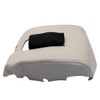 Priprilod Light Gray Leather Center Console Leather Lid Armrest Cover