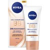 NIVEA 5in1 Tagespflege BB 24h Feuchtigkeit Mittlerer bis Dunkler Hauttyp,