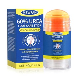 60% Urea Cream Stick with Salicylic Acid 2% – Daily Care Solid Balm for Cracked Heels & Callused Feet – Helps Maintain Softer, Smoother Skin, 1.41oz