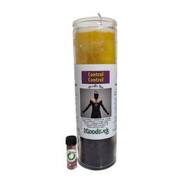 Victoria Rey Control Dressed Candle Kit - Veladora Kit Control
