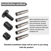 34720 Injector Seal Installer Kit 8Pcs，Compatible with Ford GM and