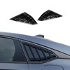 TLIFORT for Accord Glossy Black Window Scoops Louvers for Honda