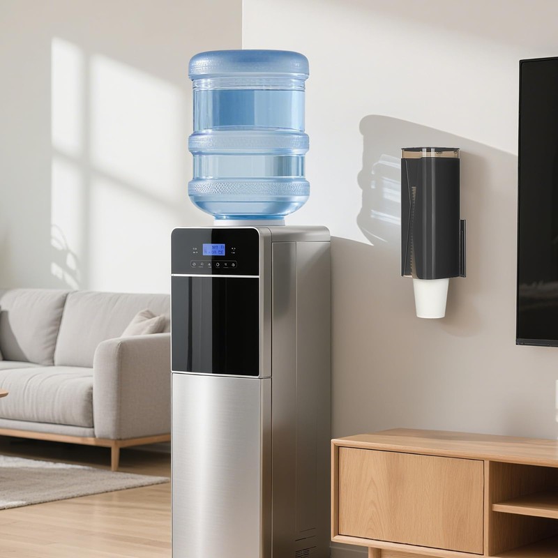 Cup Dispenser, Wall Mounted Mouthwash Cup Dispenser Fit 4oz-7oz Disposable