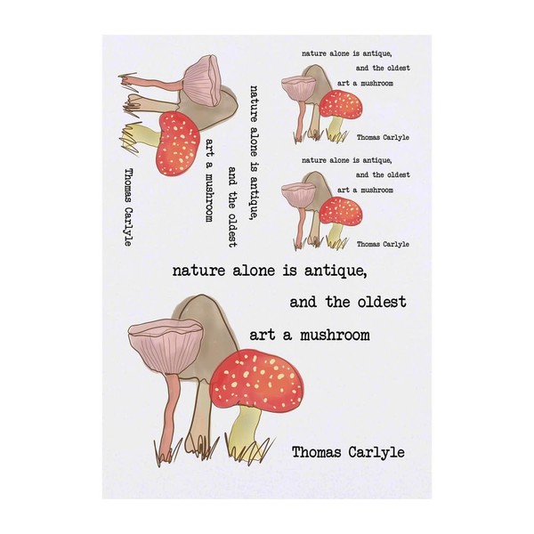 Azeeda 4 x 'Nur die Natur ist antik' Temporäre Tattoos