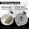 ZNTVW 813396 Stove Knob Dial Gas Control Assembly Compatible with