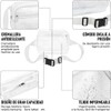 Bolso Bandolera Pequeño para Mujer, Hombre,Impermeable con Riñonera Ajustable, para