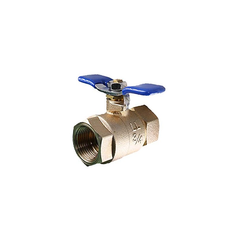 Brass Backflow Ball Valve 3/4 in. FPT | BBVB-075
