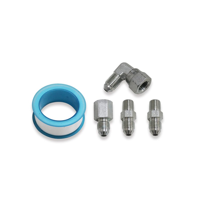 Steel Braided Turbo Oil Feed Line -4AN, Pressure Stainless Remote