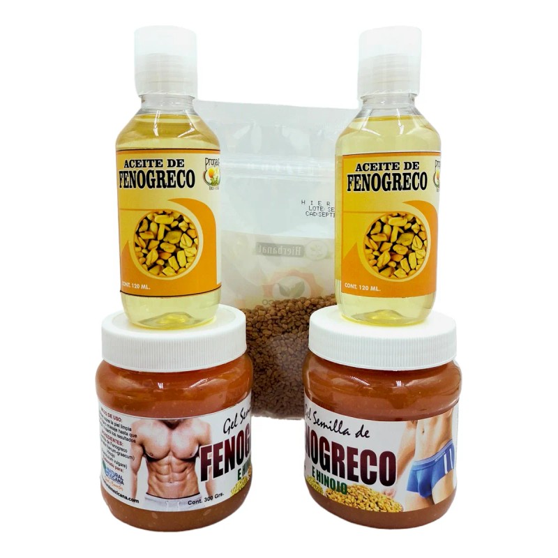 Kit Fenogreco Para Hombre