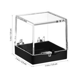 12piezas Caja De Exhibición De Muestras Minerales Cajas Transparentes De Almacenamiento De Especímenes Contenedores Prácticos Para Colección De Piedras Diseño Chic Y Duradero