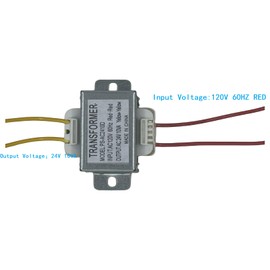 AC/AC Power Transformer Input 120V 60HZ Output 24V 10VA Power Transformer AC/AC Single Phase Transformer for Lighting Power Supplies, Audio Equipment etc.