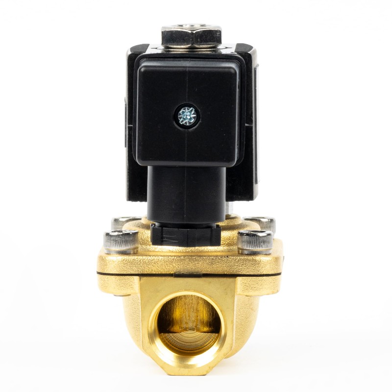 U.S. Solid 1/2 inch solenoid valve - brass DC 12