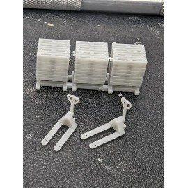 HO Scale Pallets with 55 Gallon Drums